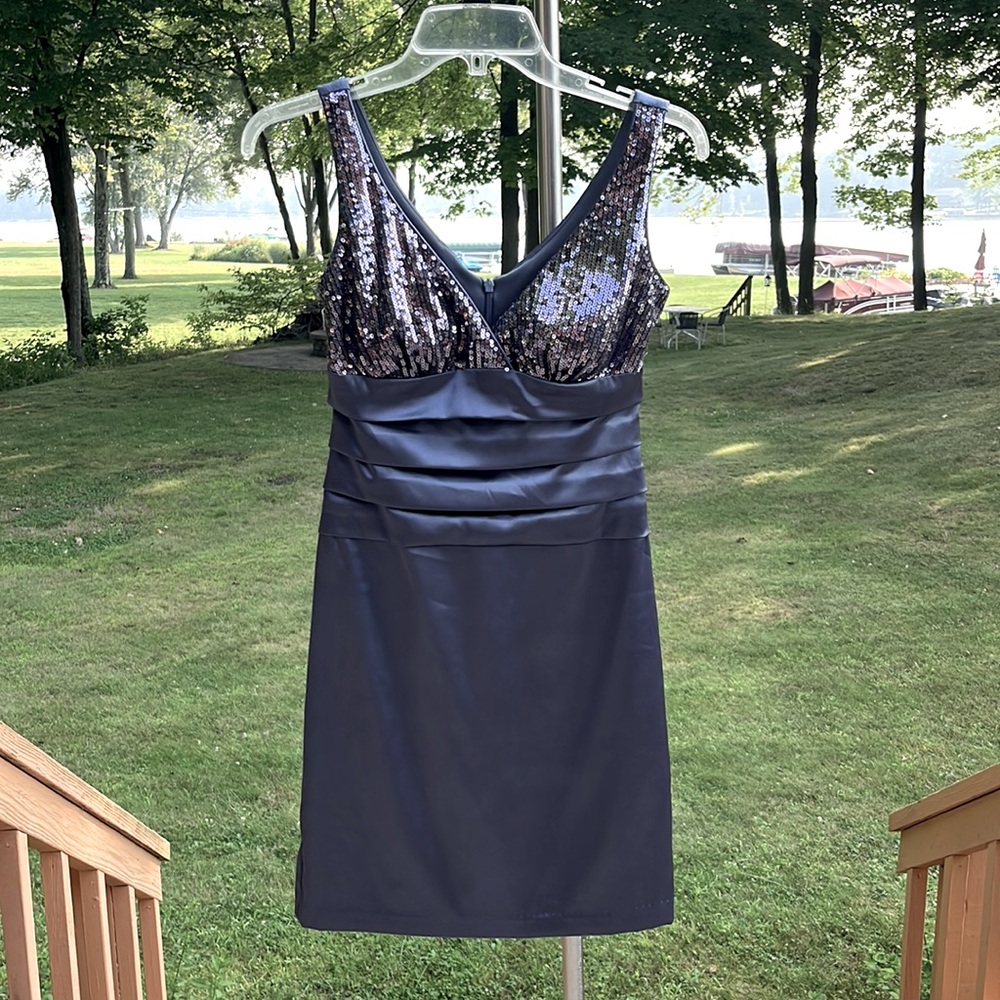B. Darlin gray sequined dress 1/2